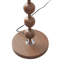 155cm Polished Torchiere Floor Lamp with USB and Outlet