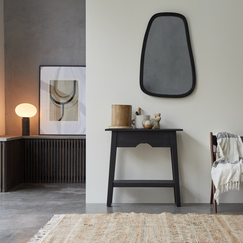 Aleasa 80cm Solid Wood Console Table