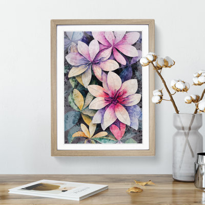 Flowers in Watercolour No.2 - Framed Print