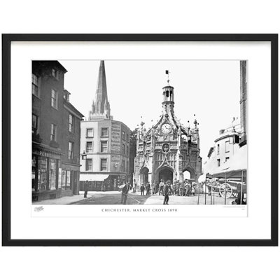 Chichester, Market Cross 1890 by Francis Frith - Single Picture Frame Print
