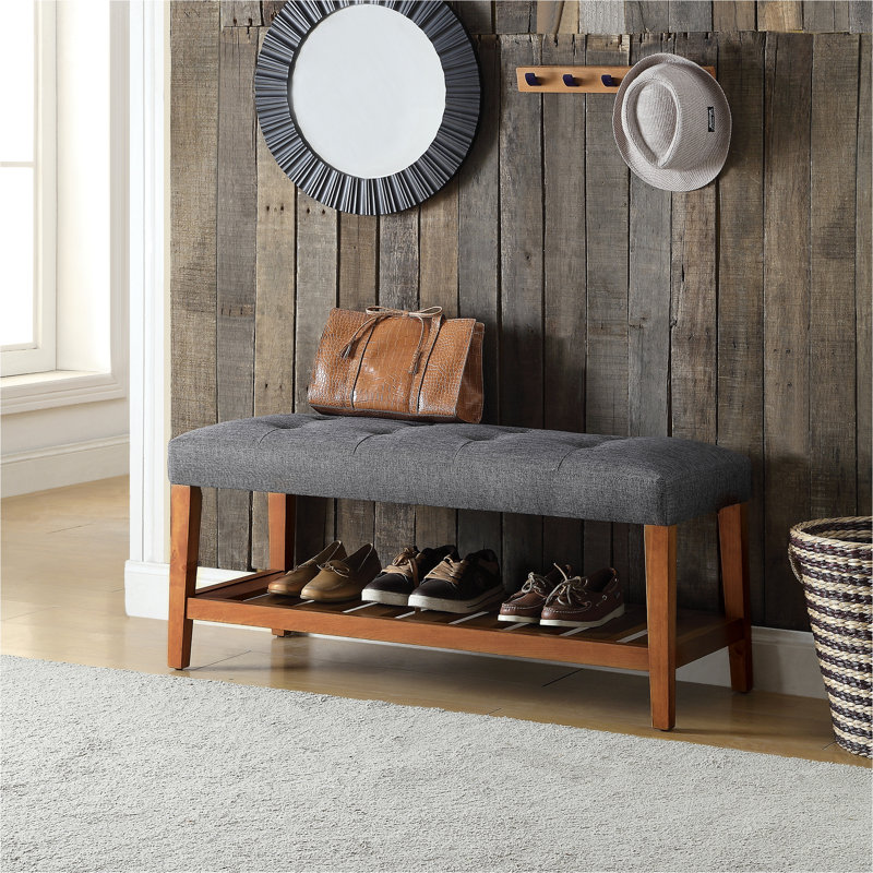 Banc ACME Charla, Grey, Brown