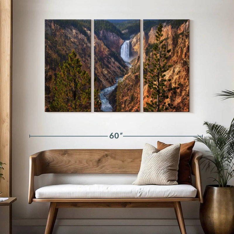 Alvord Great Yellowstone River, H 32 po x l 50 po
