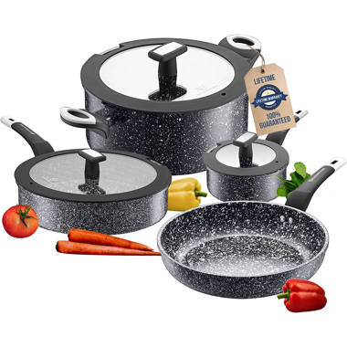 CAROTE 11pcs Pots and Pans Set, Nonstick Cookware Sets Detachable Handle,  Induction Kitchen Cookware Set Non Stick with Removable Handle, RV Cookware  Set, Oven … in 2023