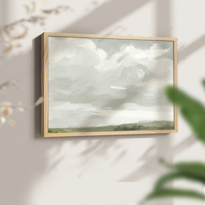 Gris pierre ciel III - impression encadrée - réarmable