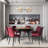 Wacousta Walnut Round Solid Wood Base Dining Table