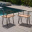Chaise en bois industriel et métal Zion (ensemble de 2)