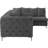 Izara Velvet L-Shaped Sectional Reversible-82749473