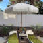 Parasol de patio à franges