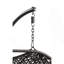 Chaise suspendue en osier et tissu Vasant