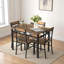 Ensemble repas 5 pièces avec table pour 4 personnes Leday