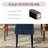 Demarrion Modern Extra-Wide Corduroy Upholstered Dining Side Chair – Solid Wood Frame, Ergonomic Full-Back Comfort-899067762