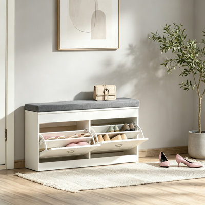 8 Pair Shoe Storage Bench