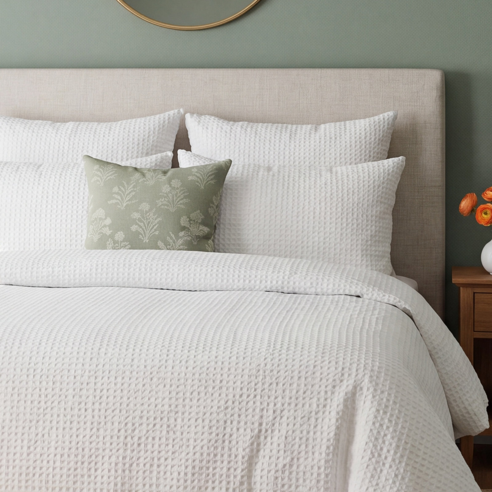 Cotton Duvet Cover Set, Queen