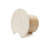 Round Nesting Coffee Table with Faux Travertine Top Set of 2