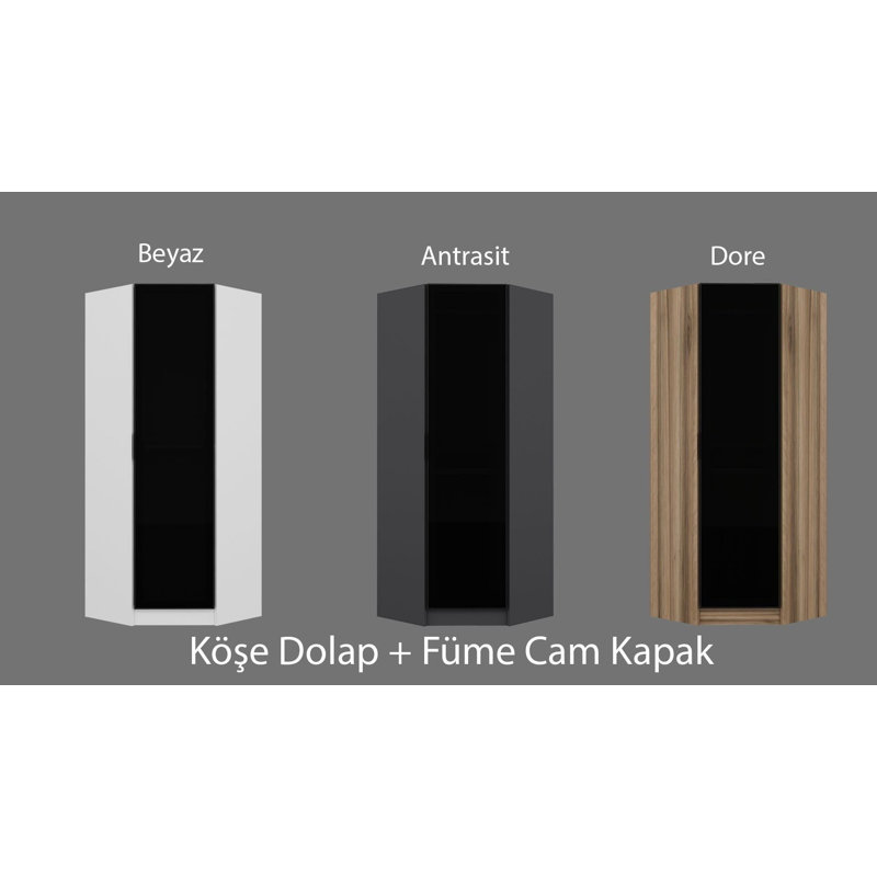 Armoire moderne en chêne, 29,1 po x 82,7 po x 20,5 po | 100% panneau de particules enduit de mélamine, épaisseur: 0,7 pouce | Solution de rangement élégante pour la chambre à coucher, design durable et élégant, parfaite pour un décor moderne