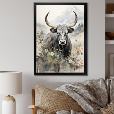 Bianaca, art asiatique, vache Sumi III