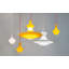 Luminaire suspendu géométrique 1 lumières unique Stupa-17919502