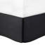 Édredon noir très grand 7 pièces - Drap à motif complexe