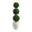 Topiaire de buis artificiel 42 po en pot