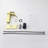 Single Handle Waterfall Spout Bathroom Fixture Kit, Stainless Steel With Golden Appearance For Vanity Sink Modern Lavatory Faucet, Finish-121645612