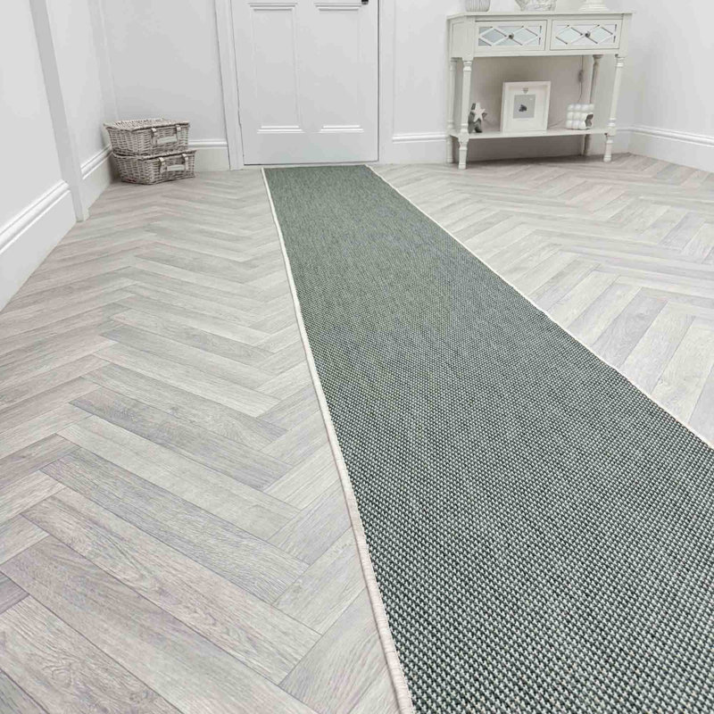 Runner Solid Colour Flatweave Area Rug, Runner 60 x 420 cm