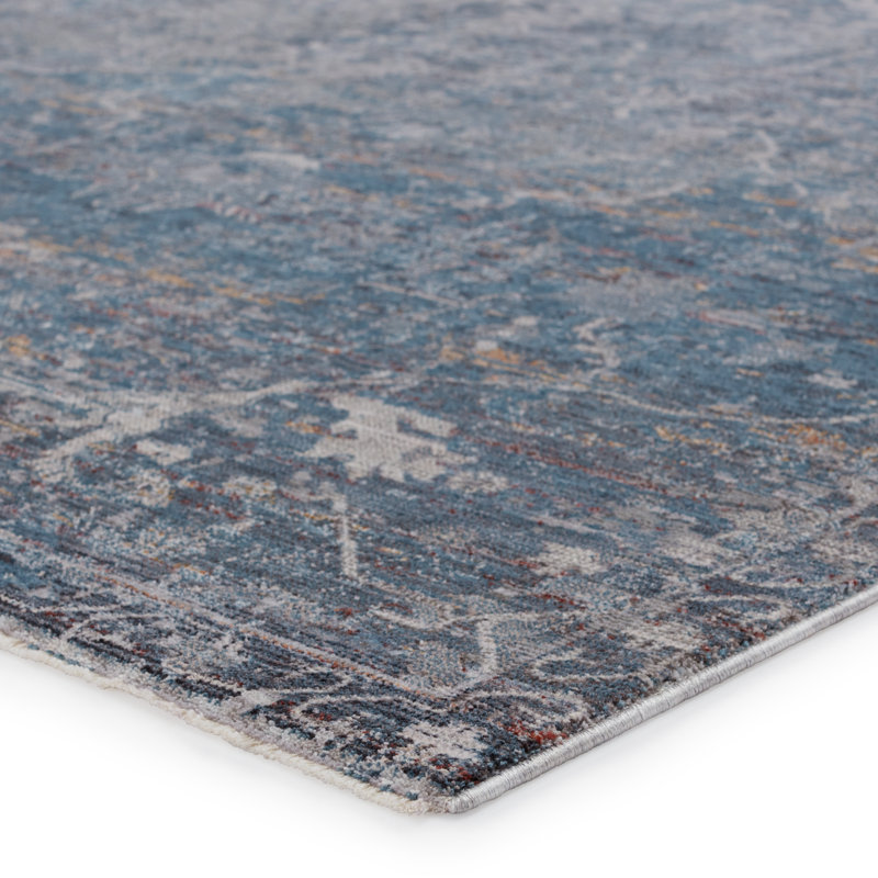 Tapis bleu Devoss, Rectangle 6 pi x 9 pi