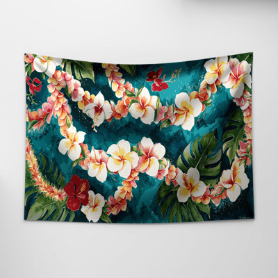 Hawaiian Hawaiian Lei Wall Tapestry