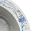 16" Abstract Blue & Silver Fishbowl-1757339853