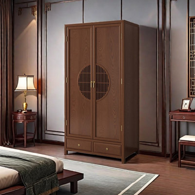 Chinese style retro simple exquisite wardrobe by Parttlion