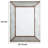 Cato Metal Flat Wall Mirror