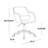 Shai 34.5'' H Faux Leather and Steel Upholstered Swivel Task Office Chair-92576771-100234512