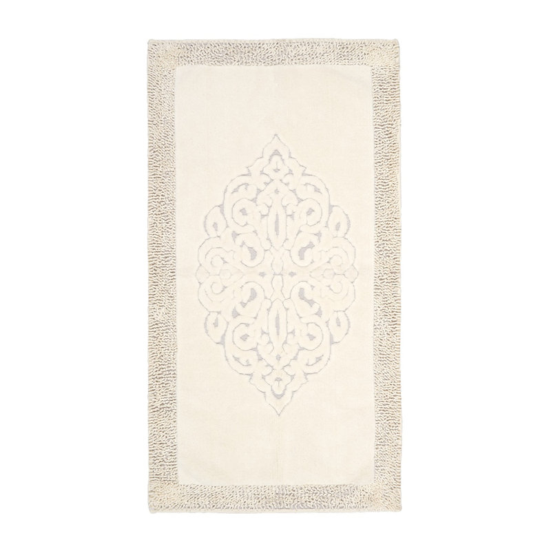 Tapis de bain Carnahagh, Crème