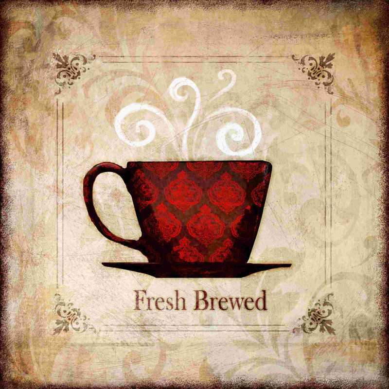 " Fresh Coffee ", 12" W x 12" H  