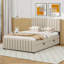 Lit plateforme double avec lit gigogne-107233597