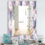 Miroir décoratif sans cadre éclectique plumes-40086827