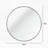 30 Inch Black Metal Framed Round Bathrrom Mirror for Wall-762492857-762492835
