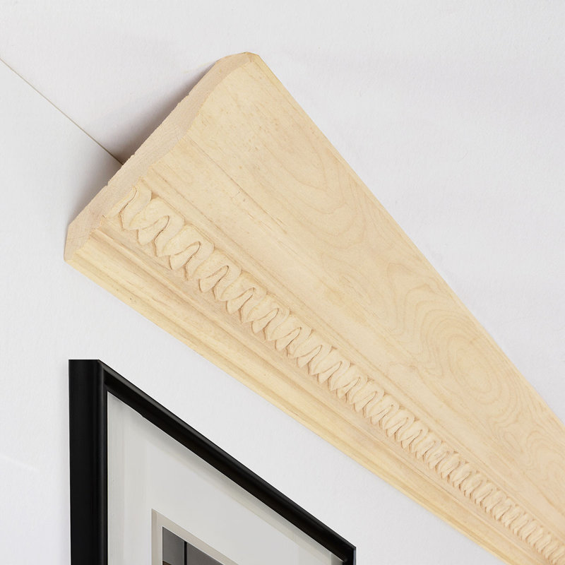 Moulure en bois Lanarkshire, Érable, 94,5 po x 4,9 po x 4,75 po