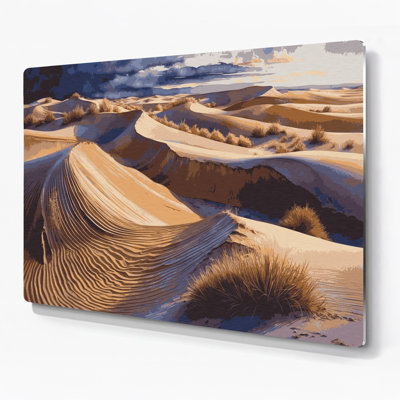 Art mural noir en métal South Dune