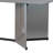 76-inch Rectangular Mirrored Dining Table Silver
