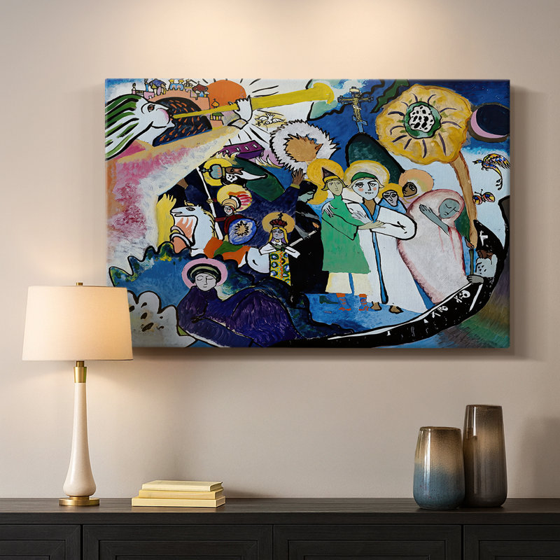 «All Saints I-Wassily Kandinsky», toile tendue avec châssis - 1970, 24 po x 36 po