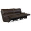 Canapé inclinable en cuir 93 po Anjuman-24675999-24676000-24676001
