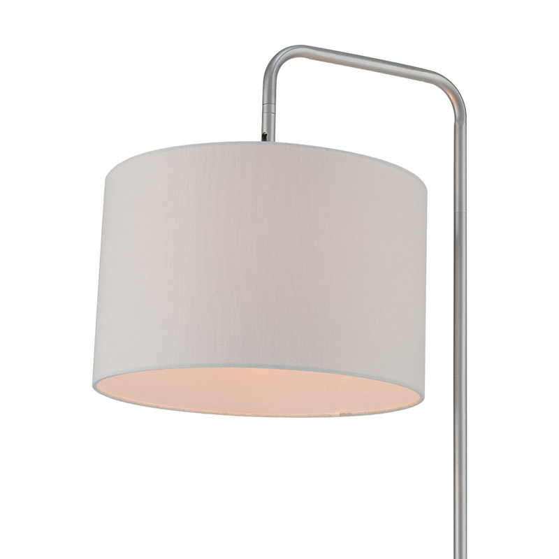 Lampe sur pied arquée 58 po Chattahoochee, Argent