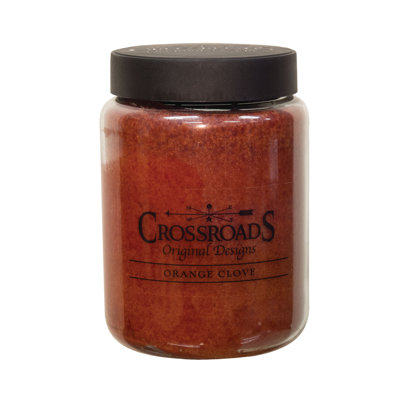 Bougie orange parfumée clou de girofle