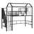 Metal Twin Size Loft Bed Frame With A Storage Box And Stairs-181322827