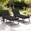 Ensemble de 2 chaises de jardin