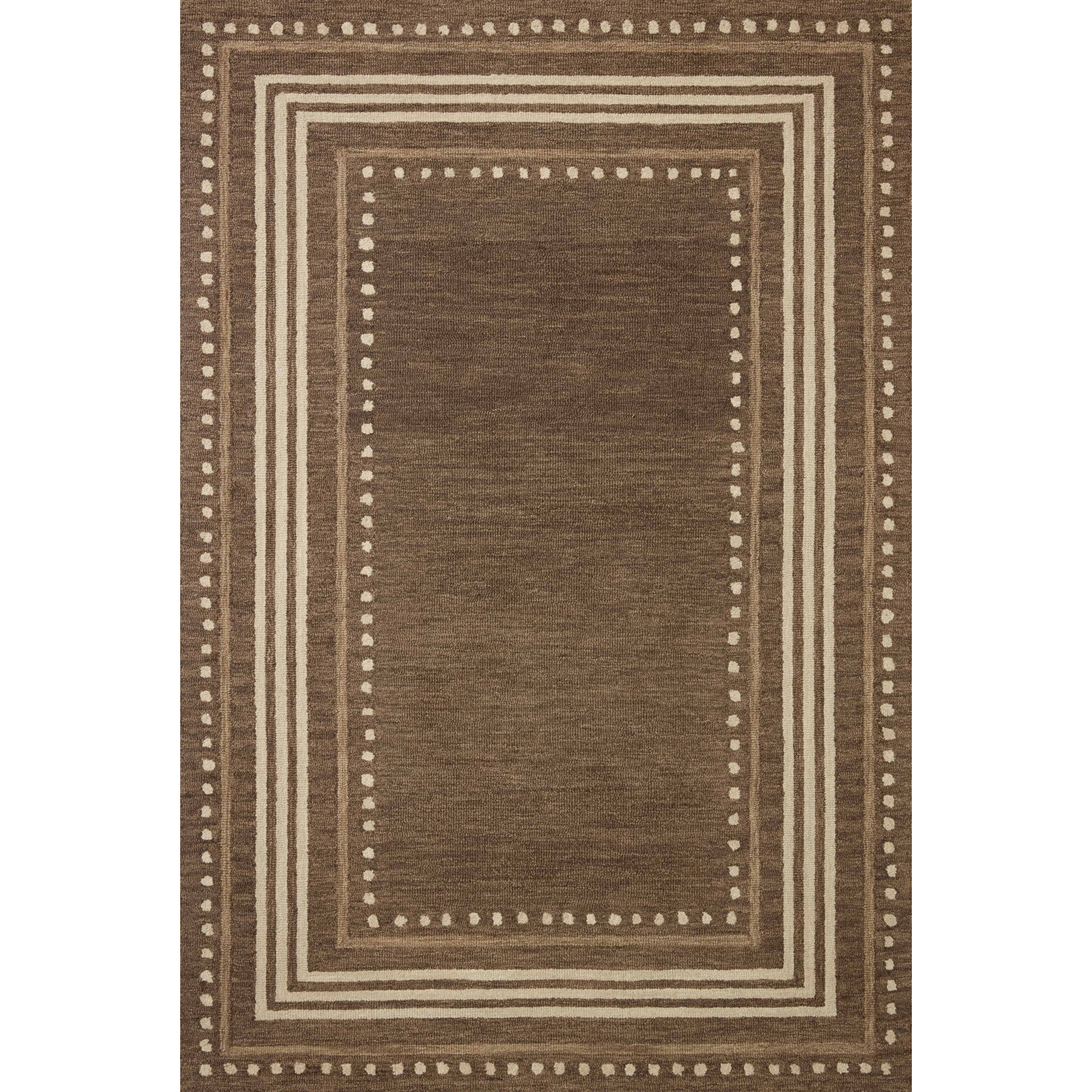 Alfie Bark / Natural Area Rug, Rectangle 9'3" x 13'