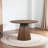 Palamedes Solid Wood Round Table in Walnut