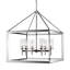 Lustre carré de style lanterne à 6 lumières Avuyer-1429364630-1429364631