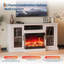 Meuble télé 75 po avec foyer électrique 3 côtés 40 po, 12 lumières DEL de flamme, 750 W / 1500 W-1541755548