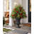 21 Inch Traditional Indoor/Outdoor Christmas Season Fiberstone Urn Planter - Aged Black Bronze-1161436376